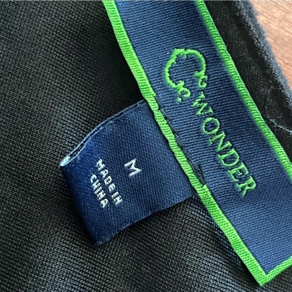 C WONDER Dress Women’s M Sleeveless V-Neck Ruffle Hem Etched Floral Blue Popover - Picture 5 of 10